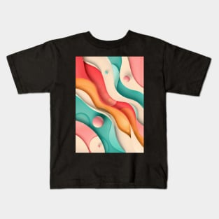 Color Swirl Harmony Kids T-Shirt